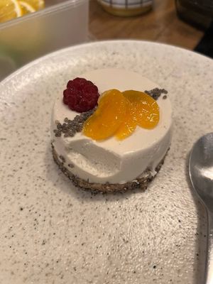 Vegan 'Chia pudding'. 3/5 at Artha in Tashkent