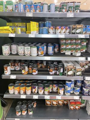 Coconut milk options!  at Go Asia Supermarkt in Cologne