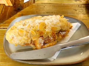 Almond Croissant at Botanical Babe Plants in Llandudno