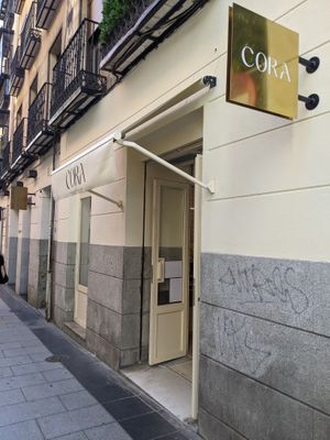 outside at Cora in Madrid