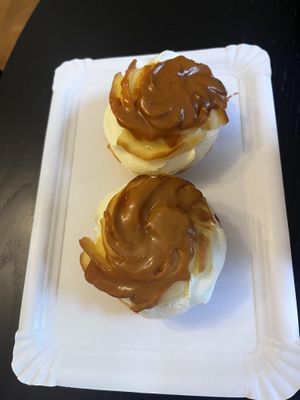 They have gluten free options, such as these!! Everything we had was delicious, I highly recommend it    at VegaNana in Bratislava