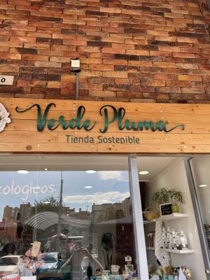 Great place for cruelty free eco-products   at Verde Pluma in Bogota