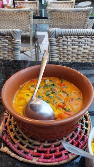 Moqueca de banana da terra at Pimenta Rosa Gastronomia in Arraial Do Cabo