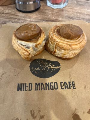 Biscoff scroll   at Wild Mango Cafe in Kununurra