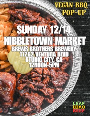 our last pop-up of 2025 is this Sunday ! at Leaf Over Beef in Studio City