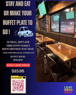 https://veganlabordayparty.com  at Leaf Over Beef in Studio City