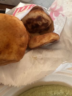 Pita puffs   at Baba's Hummus House Bakery in Minneapolis