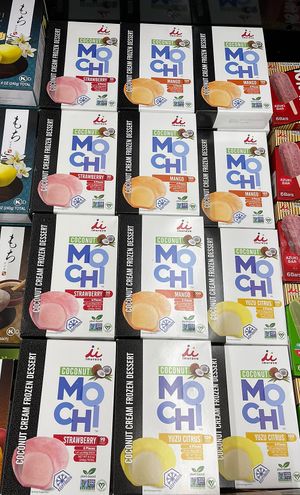 vegan mochi   at Nijiya Market in San Diego