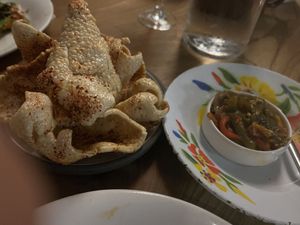 Mushroom crispy things  at Kin Khao  in San Francisco