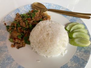 Pad krapow  at Vegan House Pattaya in Pattaya