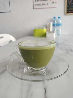 Green Tea Hot at Vegan House Pattaya in Pattaya