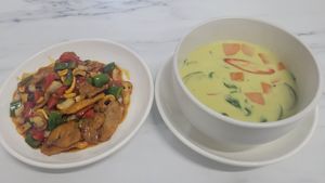 I asked for half portion to try more :) at Vegan House Pattaya in Pattaya