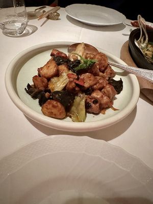 Amazing vegan options!  at Park Chinois - Mayfair in London