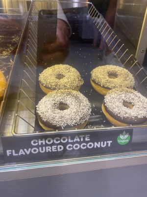 Chocolate coconut  at Dunkin' - Copenhagen Central Station in Copenhagen