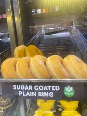 Sugar plain  at Dunkin' - Copenhagen Central Station in Copenhagen