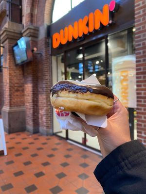 Boston Cream at Dunkin' - Copenhagen Central Station in Copenhagen