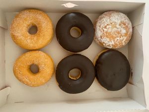 donuts at Dunkin' - Copenhagen Central Station in Copenhagen