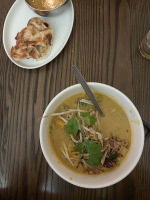 Roti was super yum  at Madam Woo  in Queenstown