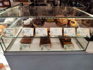 Two vegan cakes at Utopia  in Geneva