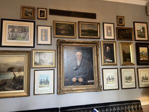 Frame decor   at The Hyde Restaurant & Bar in West London