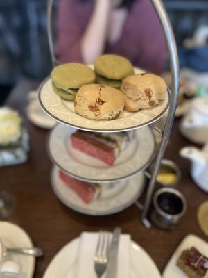 Scones and dwich   at The Hyde Restaurant & Bar in West London