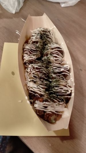 Takoyaki at OKO Takoyaki in Osaka
