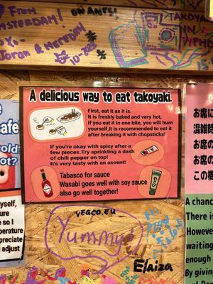   at OKO Takoyaki in Osaka