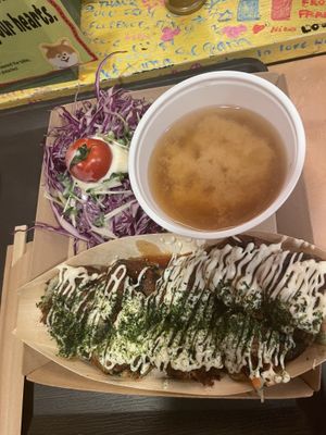 Vegan and Gluten-Free Takoyaki  at OKO Takoyaki in Osaka