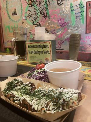   at OKO Takoyaki in Osaka