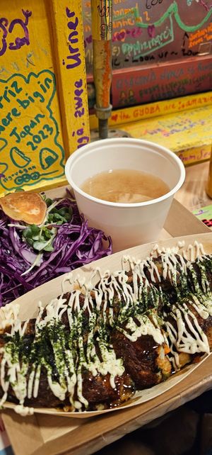 Takoyaki at OKO Takoyaki in Osaka