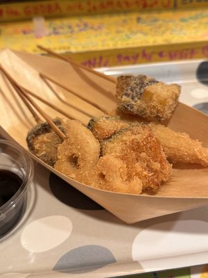 Kushikatsu  at OKO Takoyaki in Osaka