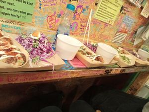 Takoyaki table at OKO Takoyaki in Osaka