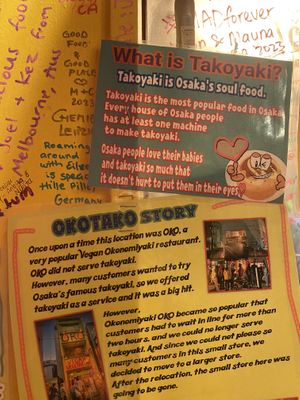   at OKO Takoyaki in Osaka