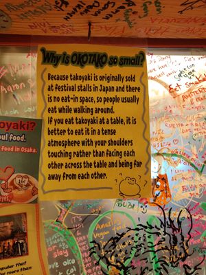  at OKO Takoyaki in Osaka