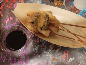Kushikatsu at OKO Takoyaki in Osaka