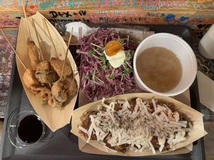 The whole menu.  at OKO Takoyaki in Osaka