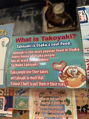 About Takoyaki .  at OKO Takoyaki in Osaka