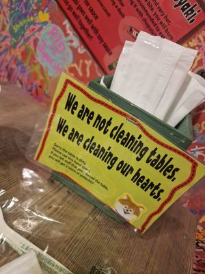 Adorable at OKO Takoyaki in Osaka