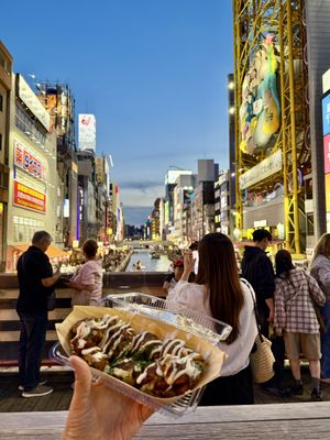 Takoyaki in Osaka  at OKO Takoyaki in Osaka
