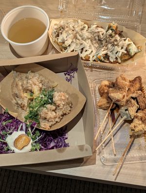 different things to go at OKO Takoyaki in Osaka