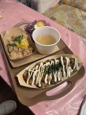   at OKO Takoyaki in Osaka