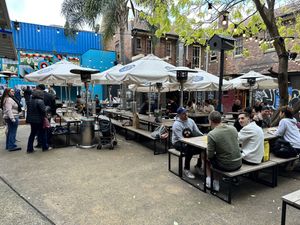 Seating  at Backyard At The Alex in Alexandria