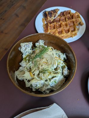 Small potato salad: 4/5 Yummy at Sfera in Berlin