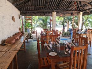 Casual and cosy decor. at Royal Food Restaurant in Sigiriya