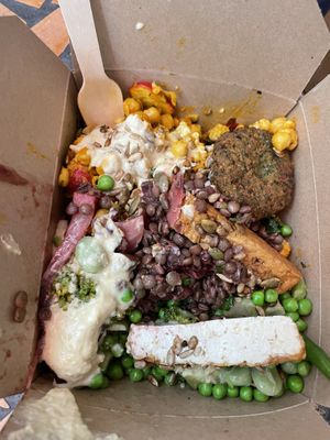 Salad bowl  at Alpha Bar in Oxford