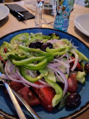 Salad at Ionion Fish Restaurant in Syvota