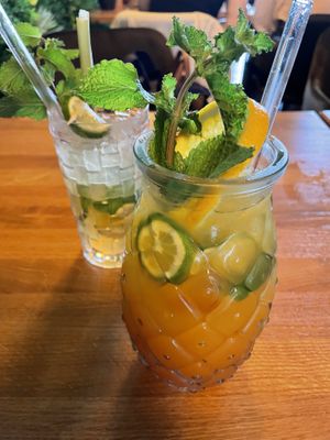 Two of their lemonades  at Project Vegan in Koblenz