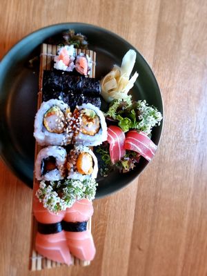 Small vegan sushi at Project Vegan in Koblenz