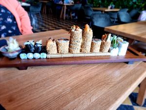 Large vegan sushi at Project Vegan in Koblenz