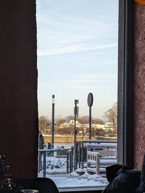 Blick nach draußen at Project Vegan in Koblenz